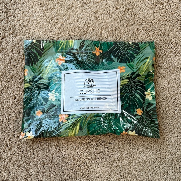 CUPSHE Navy & White Stripped Triangle Top Bikini - Picture 3 of 8